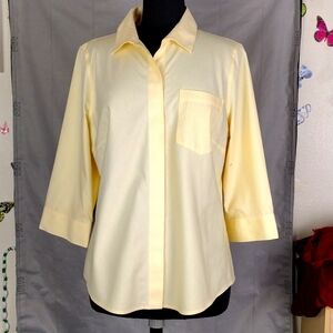 Chicos no iron yellow blouse